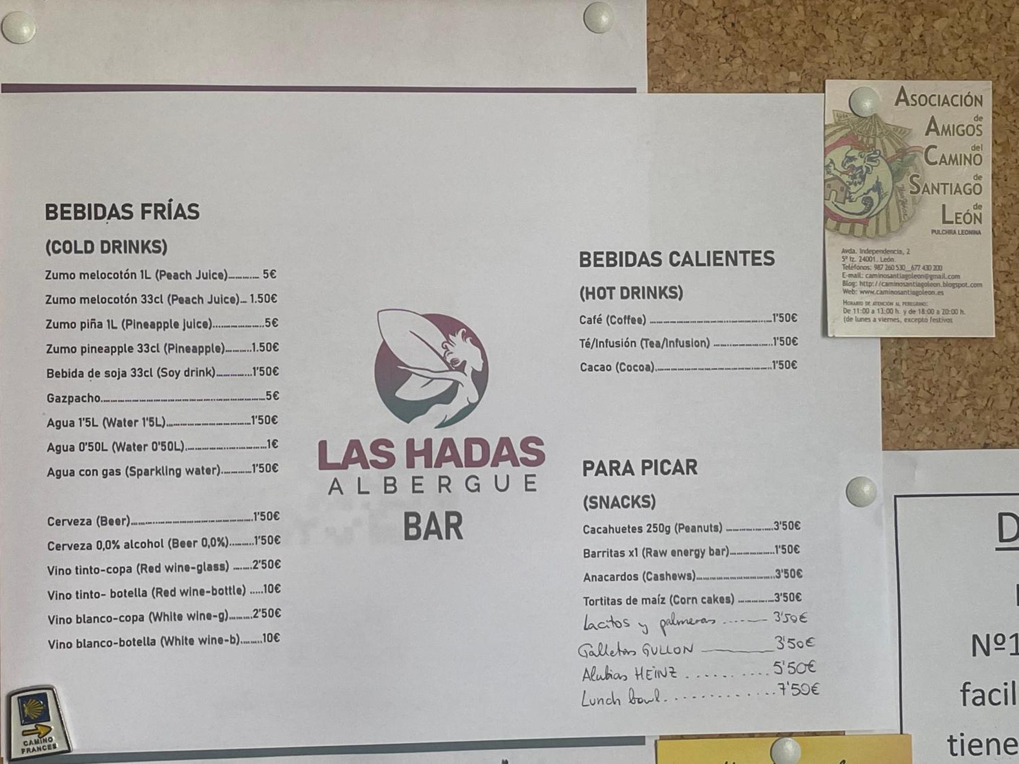 Las Hadas Albergue -Solo Para Peregrinos - Vegano -Bar Reliegos Exterior photo